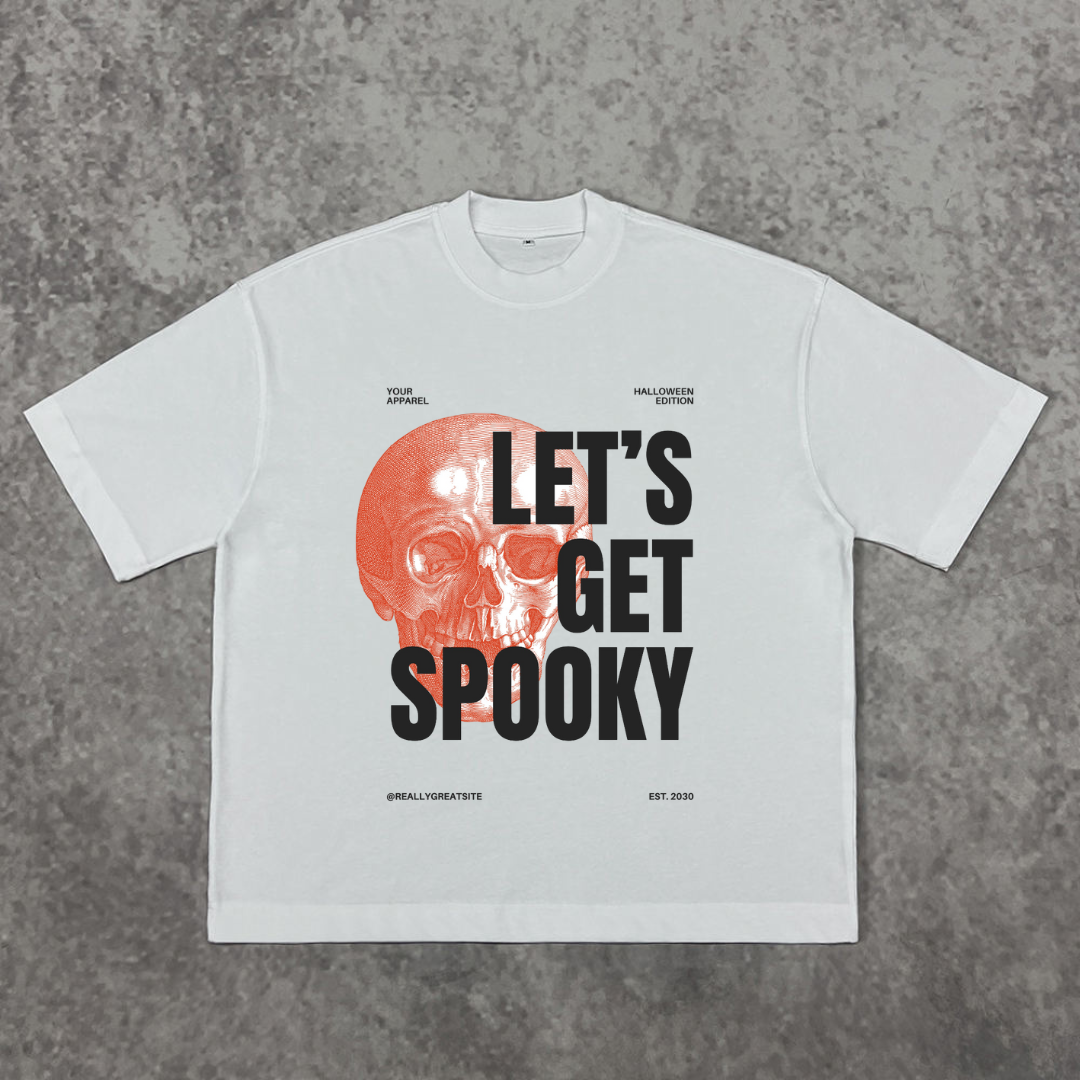 Lets Get Spooky Oversized Tee
