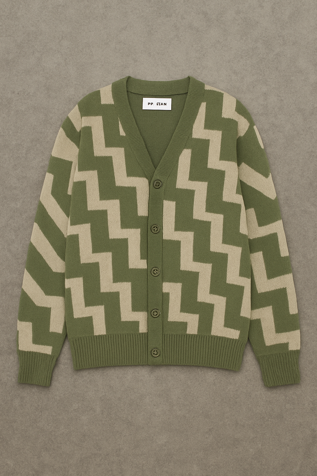 Geometric Pattern Cardigan
