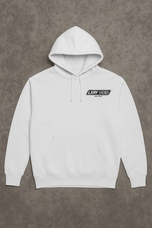 White LXRY VOID Hoodie
